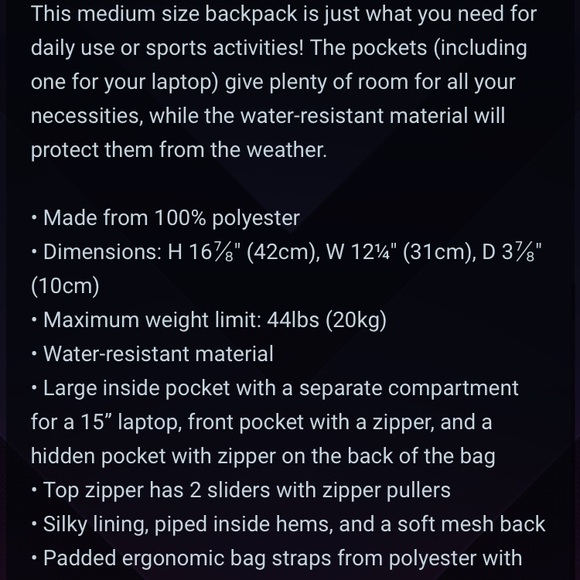 Lucid Dream Stream Backpack Limited Edition - Picture 3 of 3